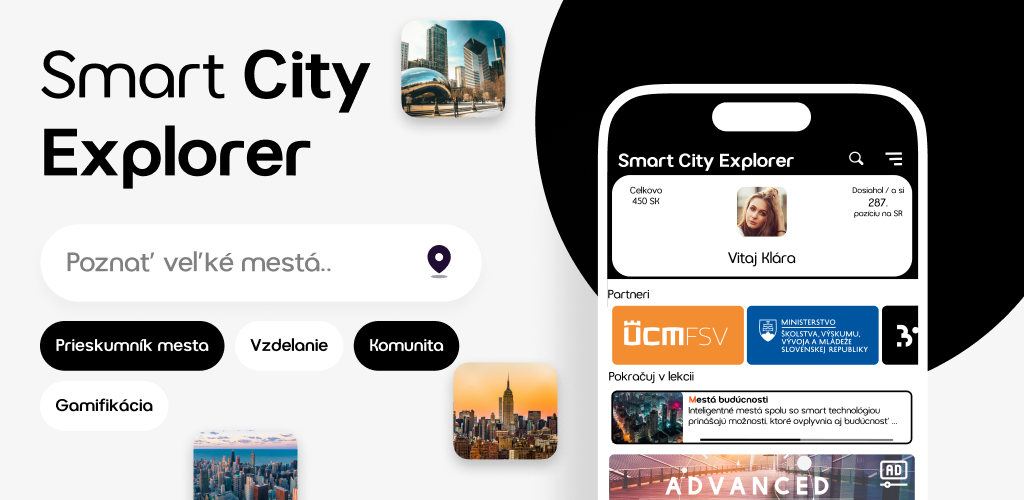 Smart City Explorer — vzdelávacia aplikácia o inteligentných mestách
