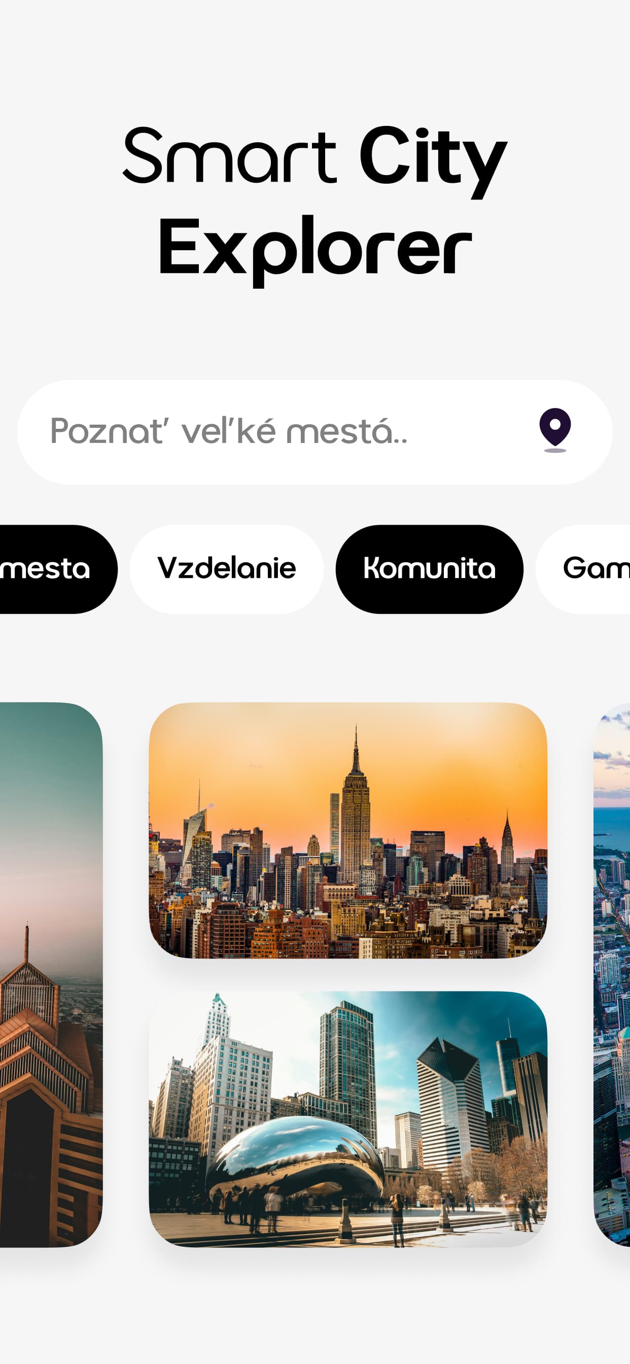 Smart City Explorer — Dostupné pre Android aj iOS (2/5)