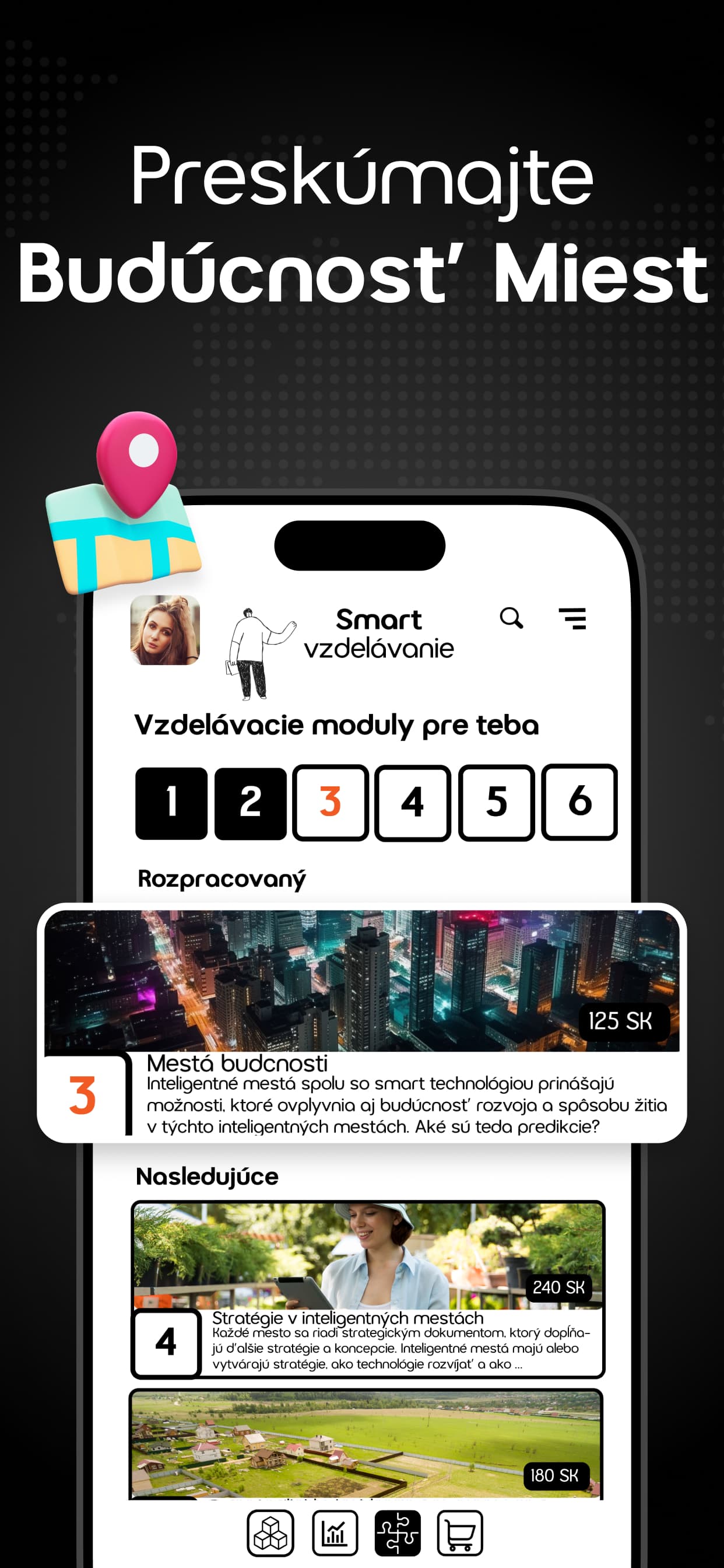Smart City Explorer — Dostupné pre Android aj iOS (4/5)