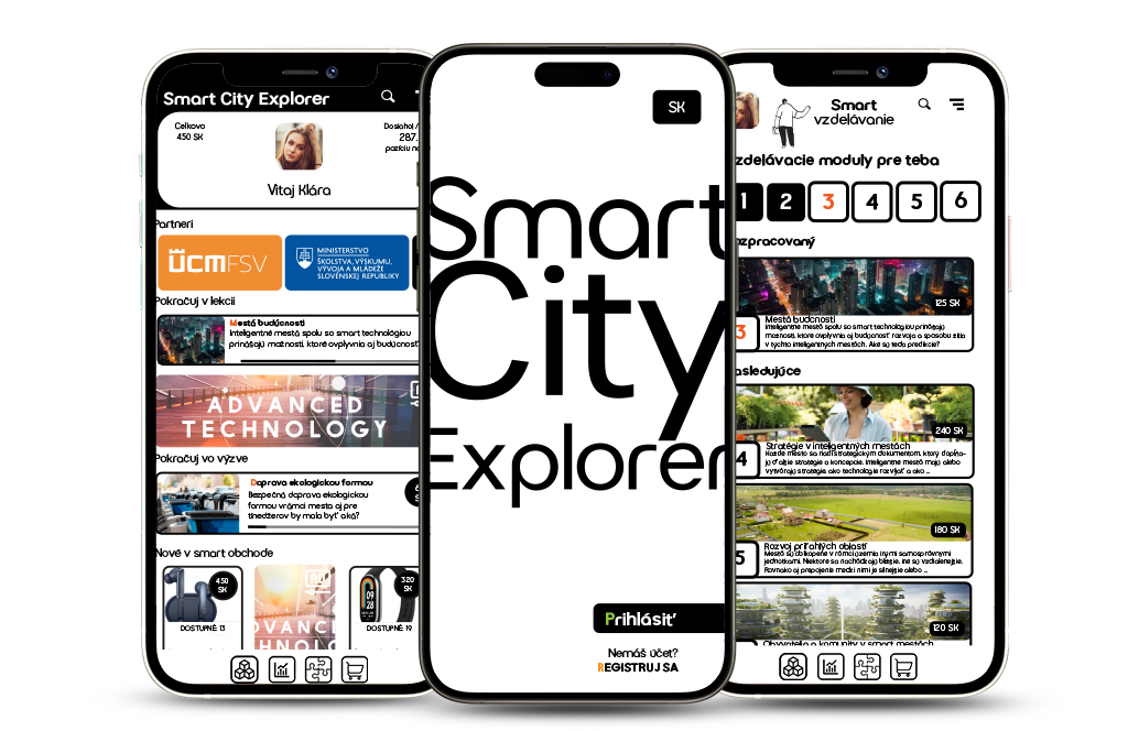 Náhľad aplikácie Smart City Explorer